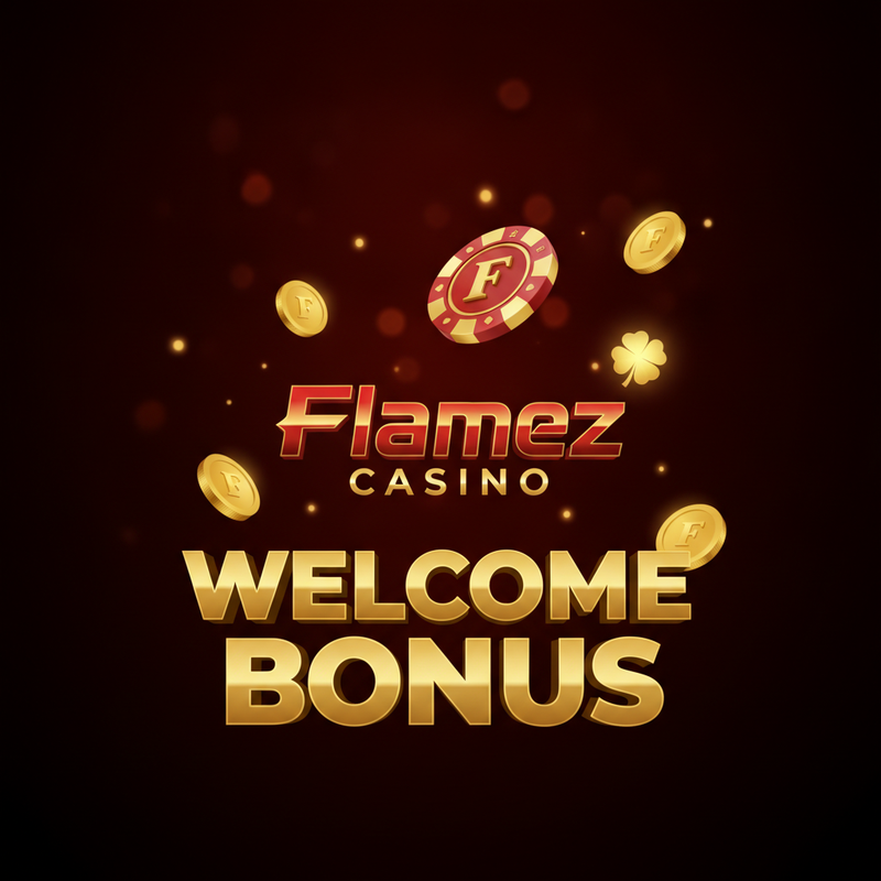 Claim up to 100% Welcome Bonus + 200 Free Spins at Flamez Casino in AUD